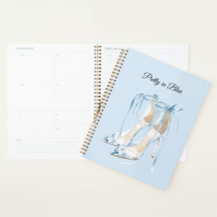 Pretty in Blue High Heels Planner