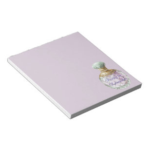 Pretty in Lavender Perfume Bottle Notepad