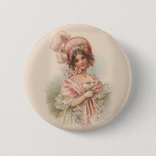 Pretty in Pink 6 Cm Round Badge