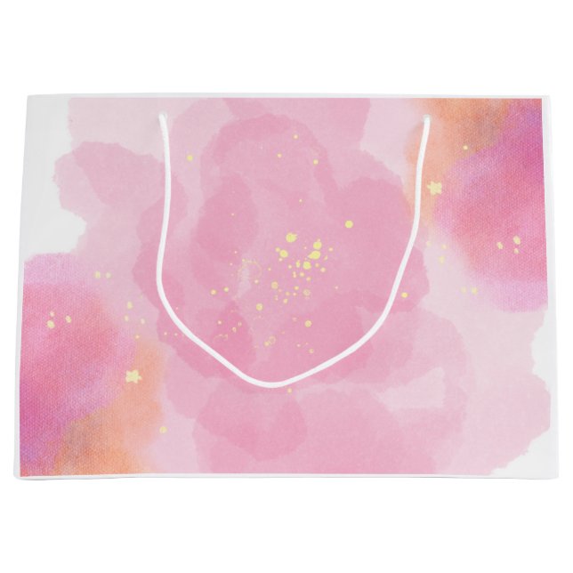  "Pretty in Pink" Abstract Gift Bag (Front)