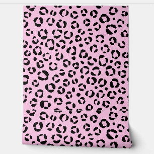 Pretty in Pink Animal Print Wallpaper