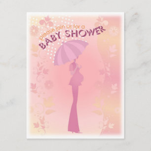 Pretty In Pink Baby Shower Invitation