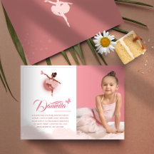 Pretty in Pink Ballerina Birthday Party Photo