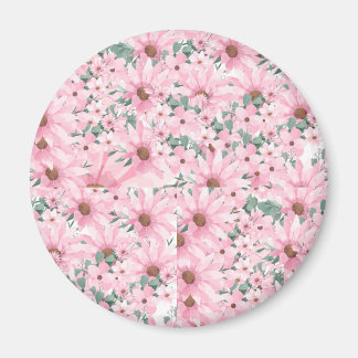  Pretty in Pink: Blushing Blooms Magnets