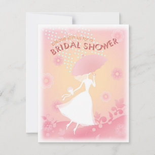 Pretty In Pink Bridal Shower Invitation