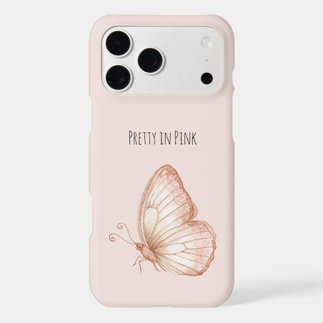 Pretty in Pink Butterfly (Back)