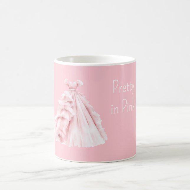 Pretty in Pink Dress Coffee Mug (Center)