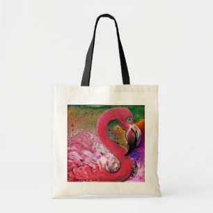 PRETTY IN PINK flamingo bag design by GG Burns