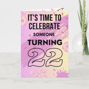 Pretty in Pink – Floral Birthday Card Cute
