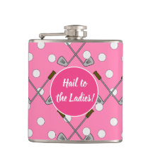 “Pretty in Pink Golf Flask”