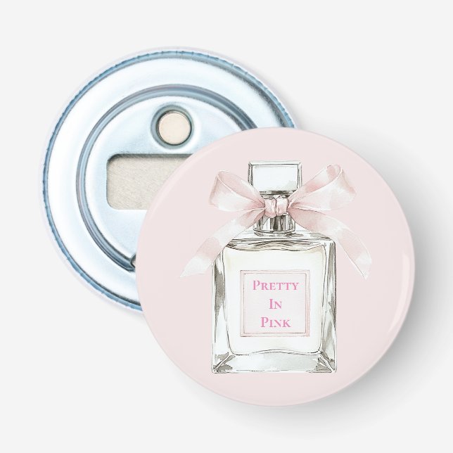 Pretty in Pink Perfume Bottle Bow   Opener (Front)