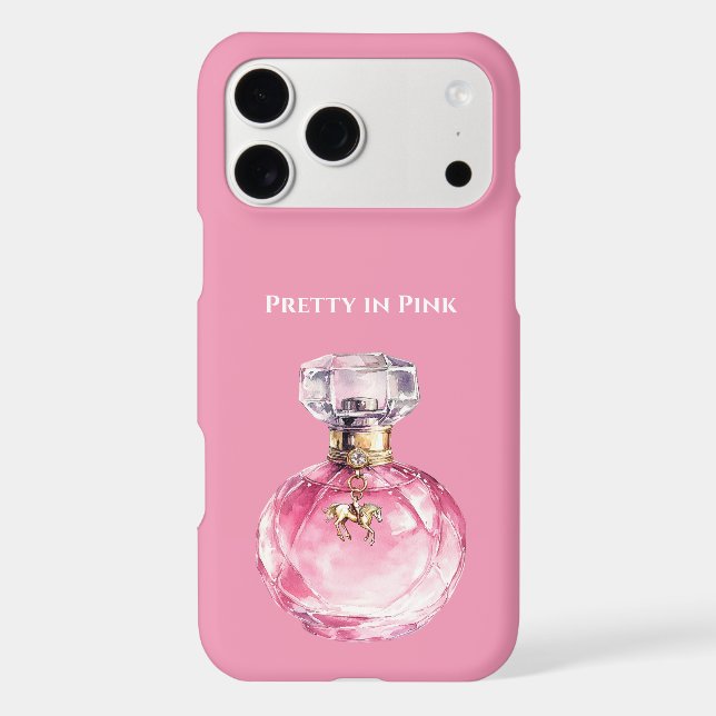 Pretty in Pink Perfume Bottle Horse Charm (Back)
