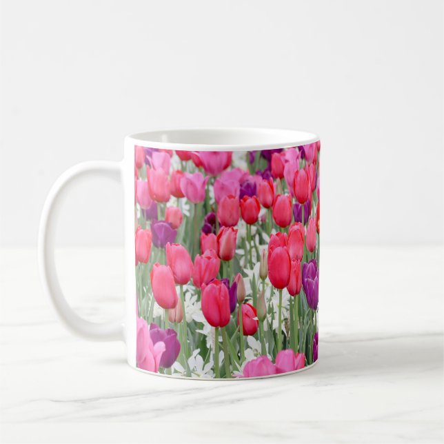 Pretty in Pink Petals  Coffee Mug (Left)