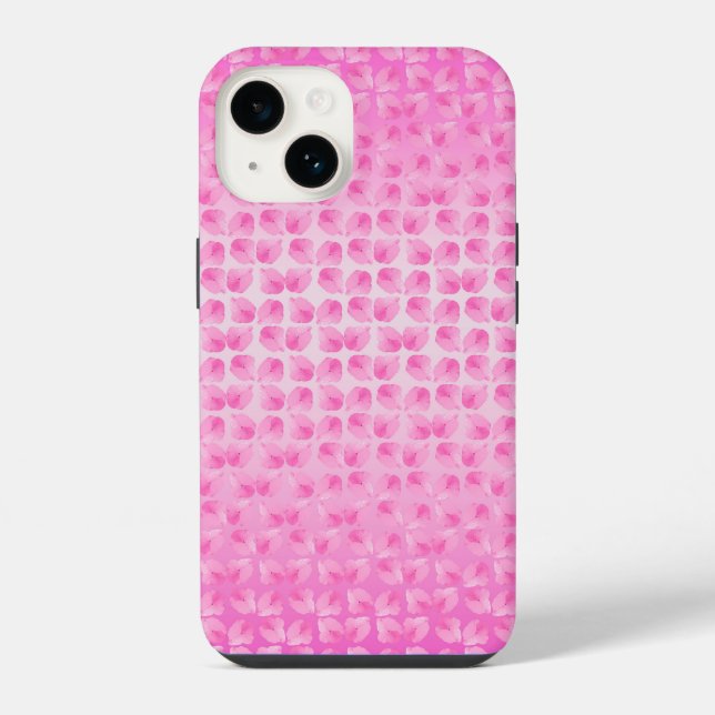 Pretty in Pink Petals iPhone Case (Back)