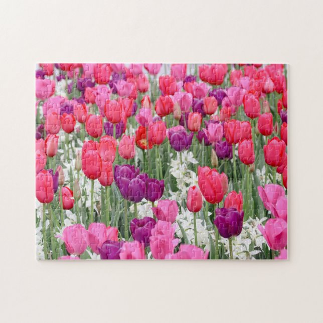 Pretty in Pink Petals  Jigsaw Puzzle (Horizontal)