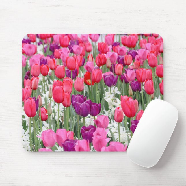 Pretty in Pink Petals  Mouse Pad (With Mouse)