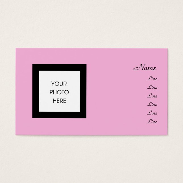 Pretty in Pink Photo Frame (Front)