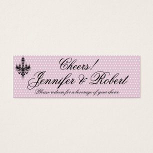 Pretty in Pink Polka Dots with Black Chandelier Dr