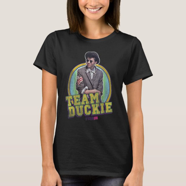 Pretty In Pink Team Duckie T-Shirt (Front)
