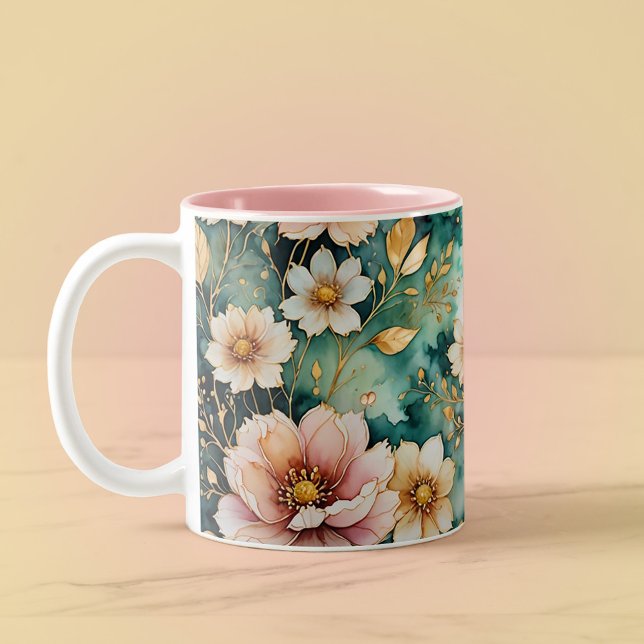 Pretty in Pink Two-Tone Coffee Mug (Creator Uploaded)