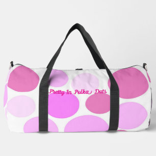Pretty In Polka Dots Collection  - Ladies Duffle Bag