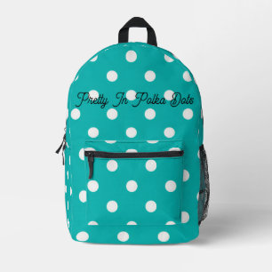 Pretty In Polka Dots Collection - Ladies Printed Backpack