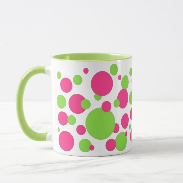 Pretty In Polka Dots Mug (Left)