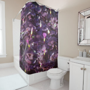 Pretty In Purple Flowers Shower Curtain
