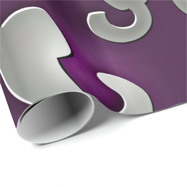 Pretty in Purple Wrapping Paper (Roll Corner)