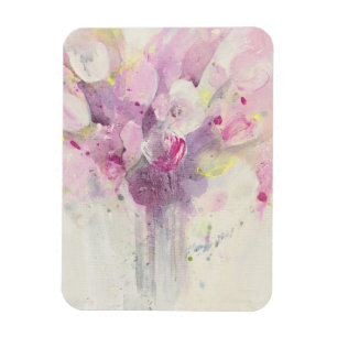 Pretty in Spring   Soft Pink Bouquet Magnet