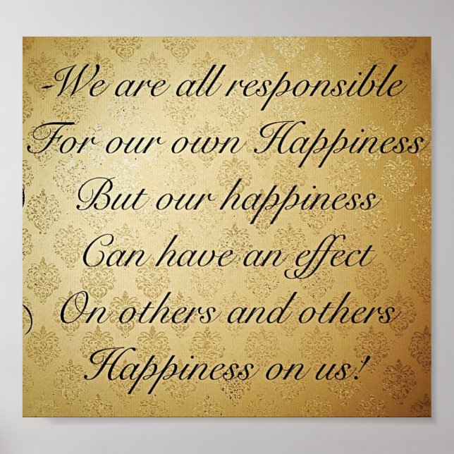 Pretty inspirational quote poster (Front)