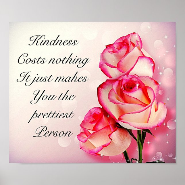 Pretty inspirational quote poster (Front)