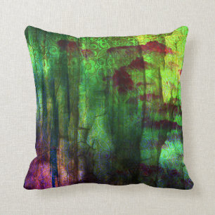 Pretty Iridescent Abstract Design Pillow