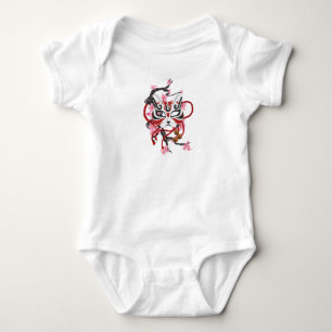 Pretty Japanese Mask Baby Bodysuit