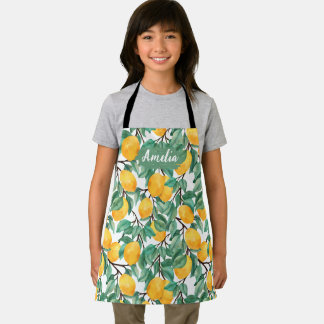 Pretty Kids Custom Chef Apron, Cooking Baking BBQ Apron