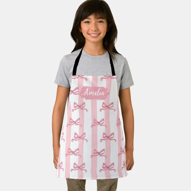 Pretty Kids Custom Chef Apron, Cooking Baking BBQ Apron (Insitu)