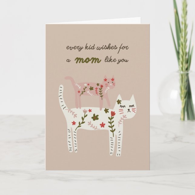 Pretty Kitties Mother's Day card (Front)