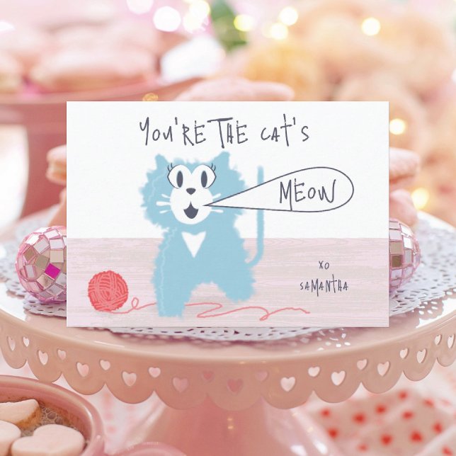 Pretty Kitty Classroom Valentine Cards (Creator Uploaded)