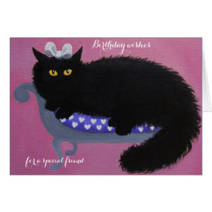 Pretty Kitty/older generation birthday card