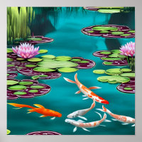 Pretty Koi Pond