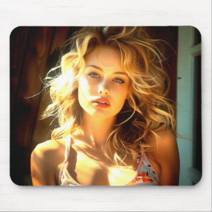 Pretty Lady Mouse Pad