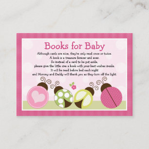 "Pretty Ladybug with dots" Book Request Inserts