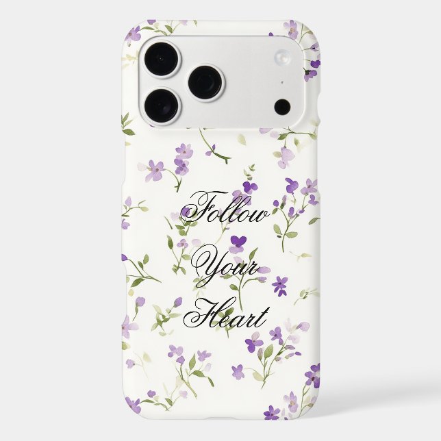 Pretty Lavender Flowers (Back)