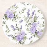 Pretty Lavender Flowers Coaster<br><div class="desc">Pretty Lavender Flowers</div>