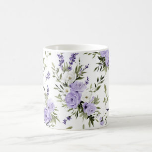 Pretty Lavender Flowers Coffee Mug
