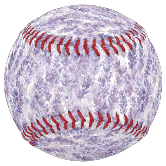 Pretty Lavender Flowers Softball (Front)