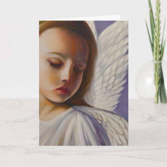 Pretty Little Angel Child Card (Front)