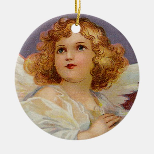 Pretty Little Angel Christmas Tree Decoration (Front)