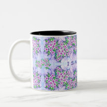 Pretty Little Flowers Personalized Mug