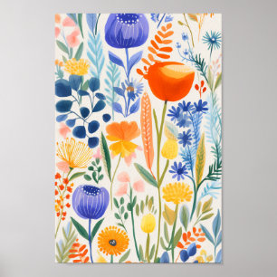 Pretty Little Flowers Poster
